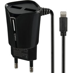 Мережевий зарядний пристрій Gelius Edition Auto ID 2USB 2.4A + кабель Lightning (тех.пак.) Black
Мережевий зарядний пристрій Gelius Edition Auto ID 2USB 2.4A + кабель Lightning (тех.пак.) Black