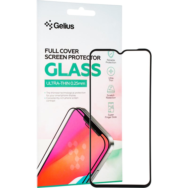 Tempered Glass Galaxy A12 Phone Case Protective Glass Gelius Full