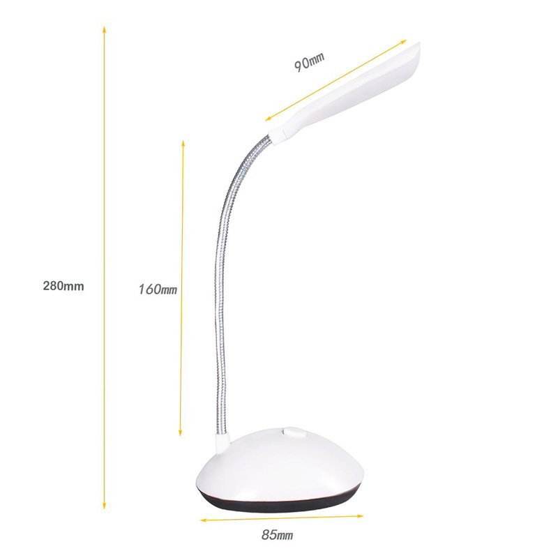 Настільна LED лампа X-7188 (на батарейках) White
