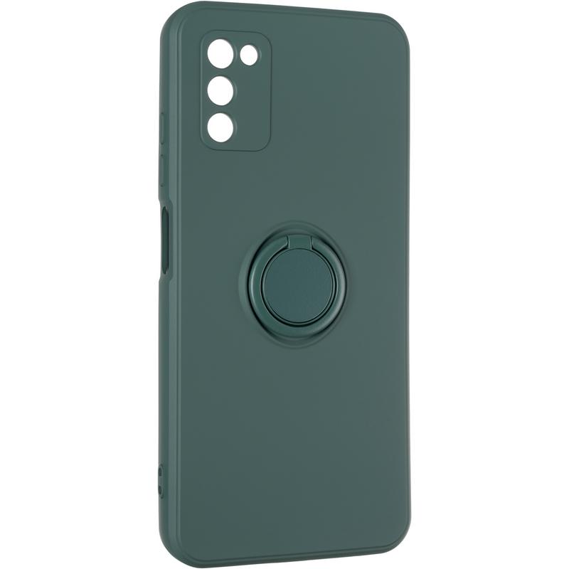 Gelius Ring Holder Case for Tecno Spark 6 Go Dark Green