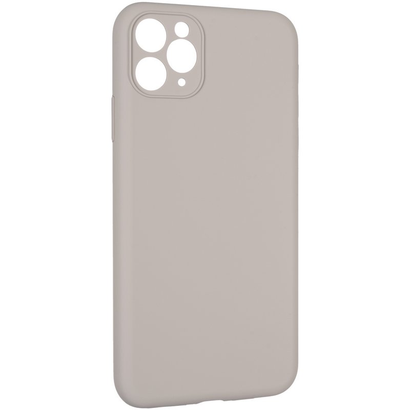 Original Full Soft Case for iPhone 11 Pro Max Grey (Without logo) - Main Image