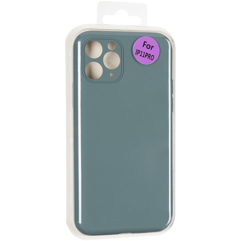 Original Full Soft Case for iPhone 11 Pro Pine Green (without logo)