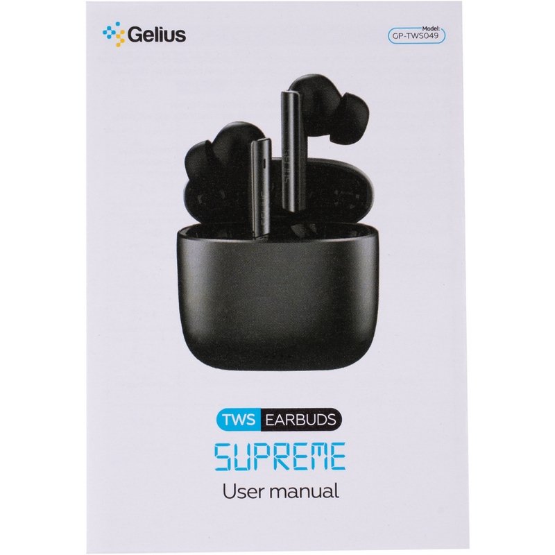 Бездротові навушники TWS Gelius Supreme GP-TWS049 Grey