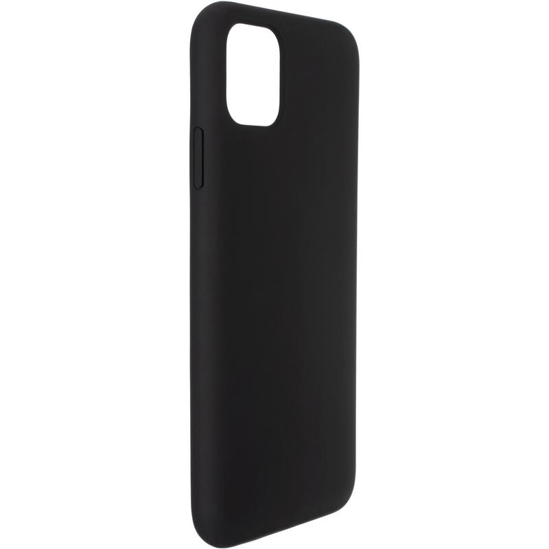 Coque iPhone 13 Pro silicone logo noire