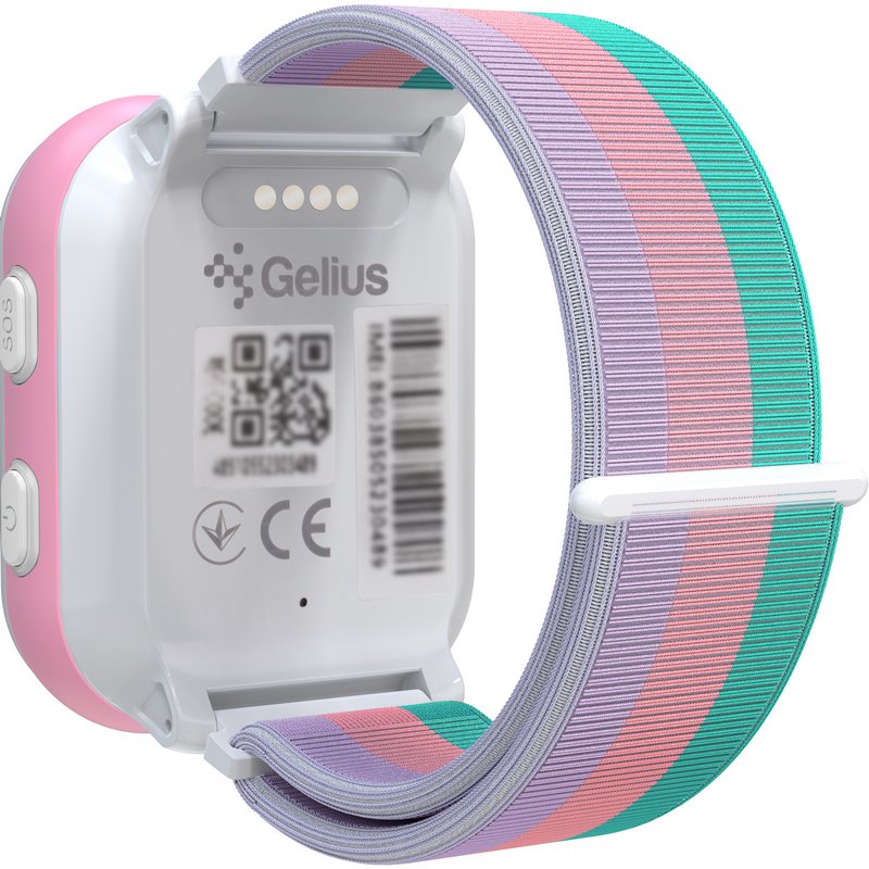 Kids smart watch Gelius Rainbow (GP-PK008) with GPS/4G White