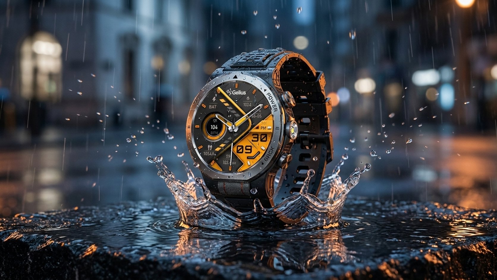 Gelius Amazwatch Energy — smartwatch with 3ATM and IPX8 water protection