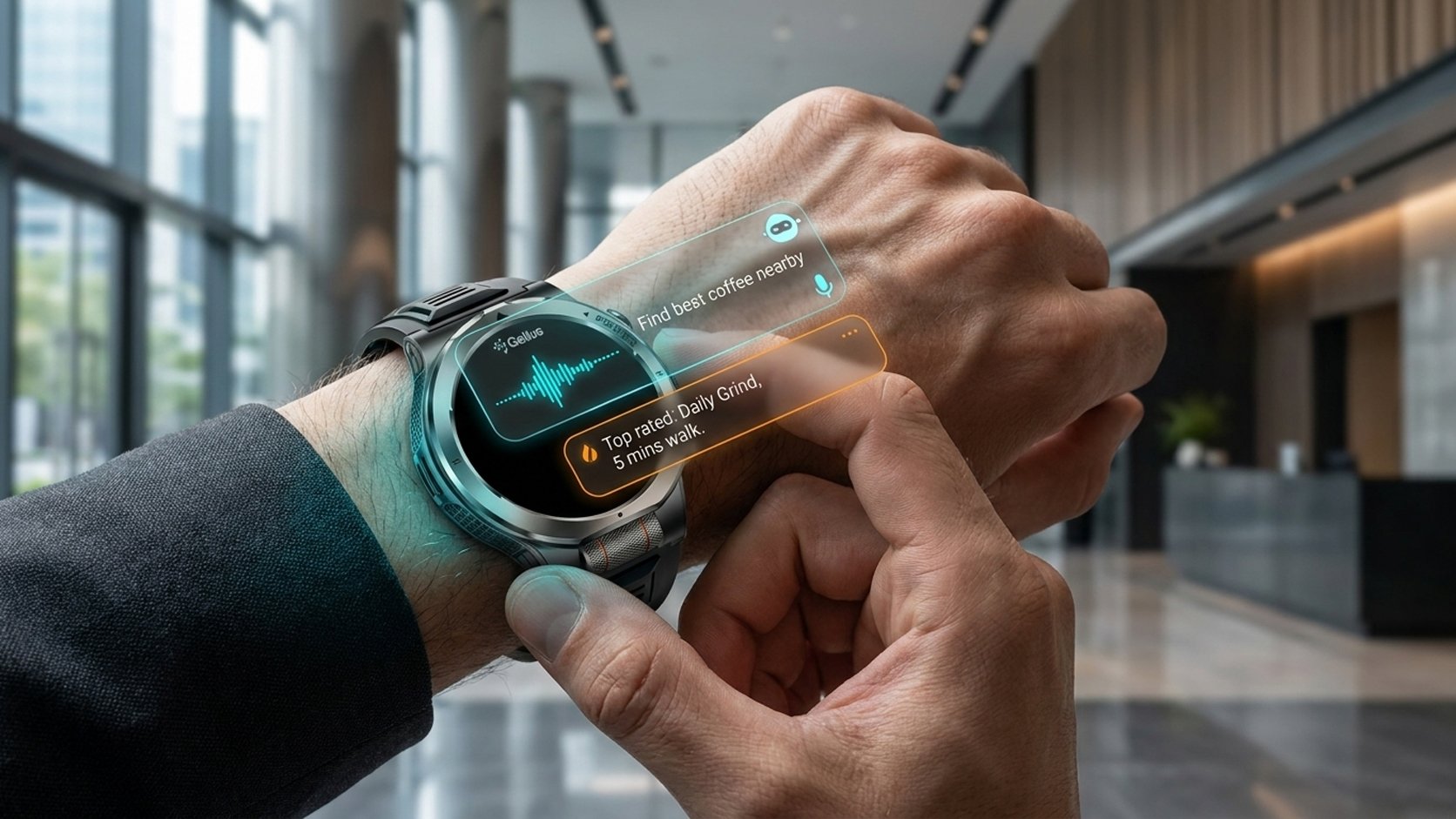 Gelius Amazwatch Energy — smartwatch with AI functions and a voice assistant
