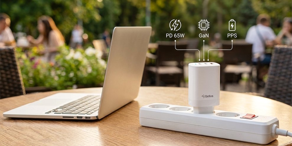 Power Delivery PPS GaN fast charging and wireless smartphone charging