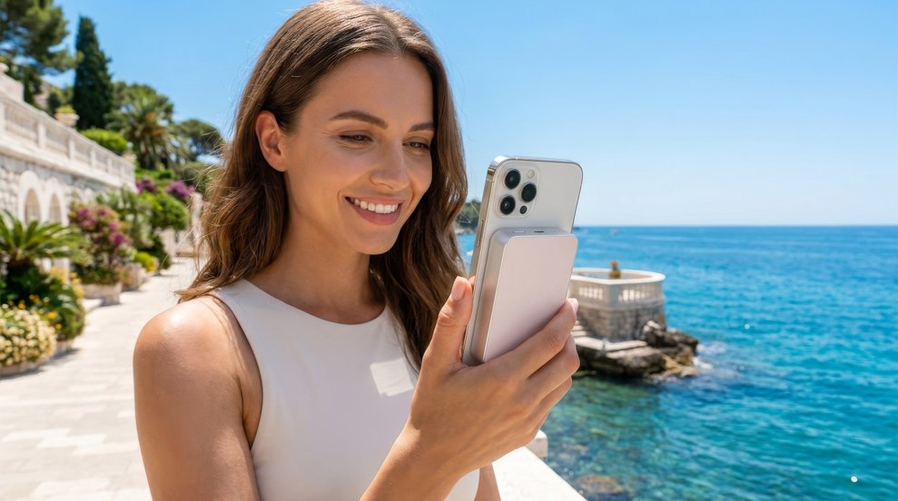 магнітний повербанк Gelius Nexus Magnetic Wireless Charge з підтримкою MagSafe для iPhone
