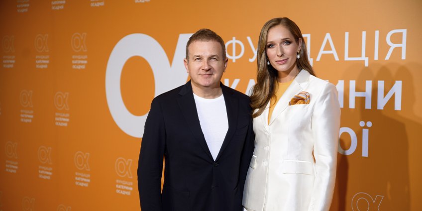 Gelius supported the opening of the Kateryna Osadchai Foundation