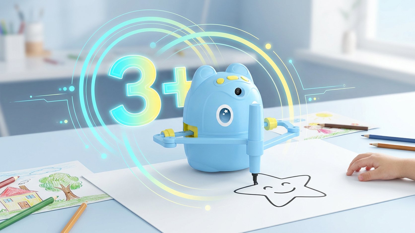 Gelius Education Painting Robot — освітній робот для малювання для дітей від 3 років